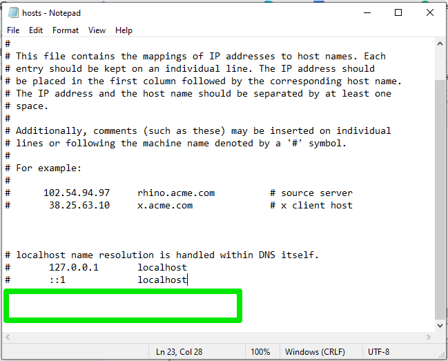 How to Use the “Hosts” File?, Windows 8 and 10 6