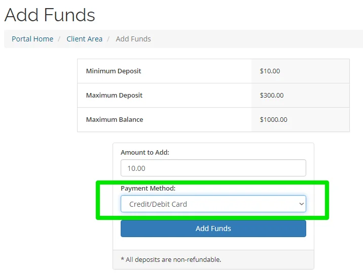 Can I pay with PayPal?, Step 2: Open the Billing Tab 2