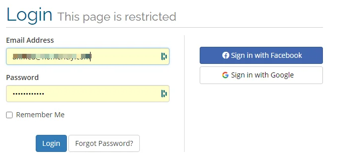 Sell My ScalaHosting Domain?, Step 1: Sign in to Your Client Area 2