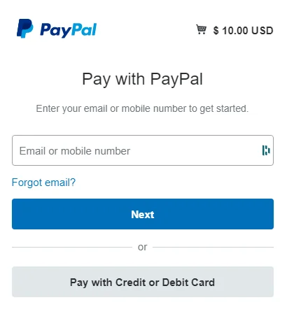 Can I pay with PayPal?, Step 4: Proceed to Payment 2