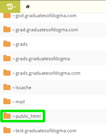 How to Clear Site Cache?, Step 2: Open File Manager