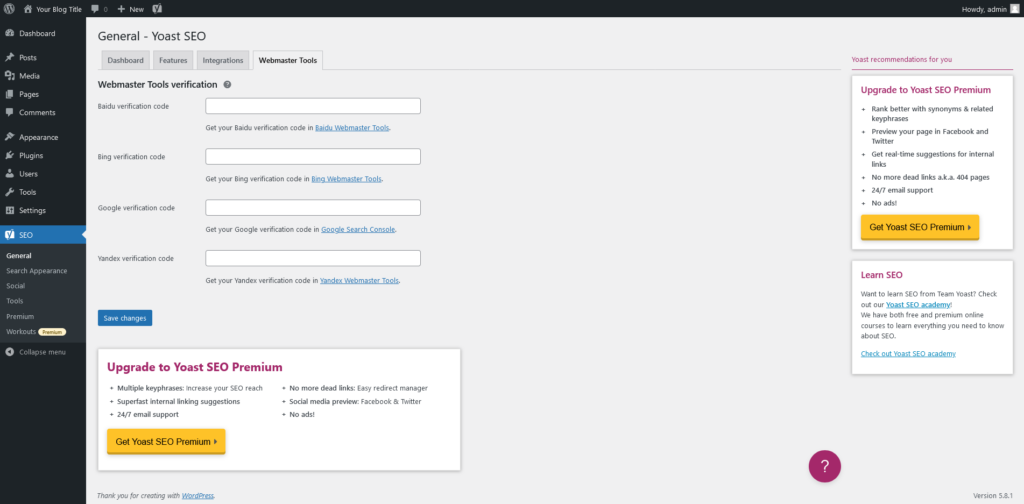 How to Submit WordPress XML Sitemaps to Search Engines?, Verifying Ownership of Your WordPress Site With Google Search Console