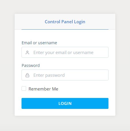 How to Change the PHP Version for Your Site?, Step 1: Log Into SPanel’s User Interface.