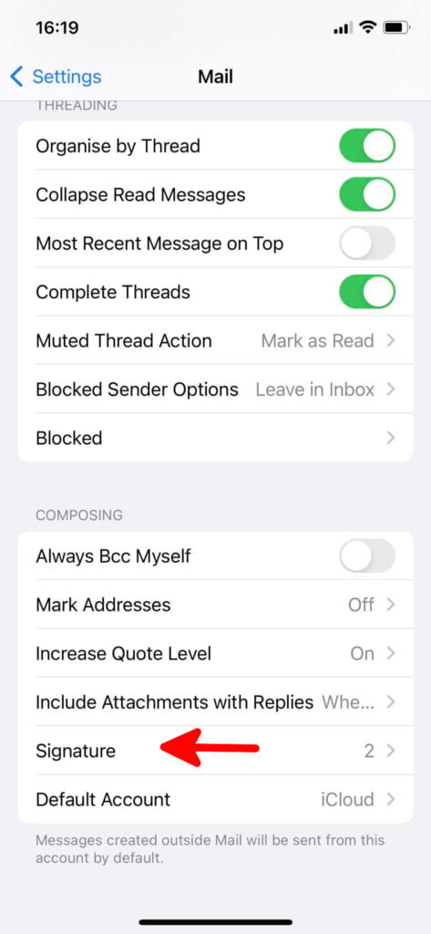How to remove/edit the ‘Sent from my iPhone’ signature