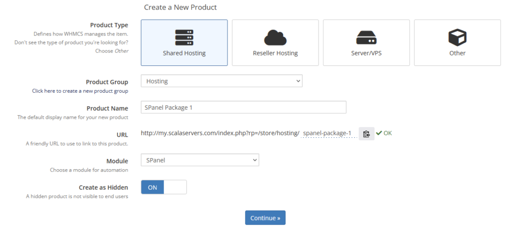 How to Configure the WHMCS SPanel Provisioning Module?