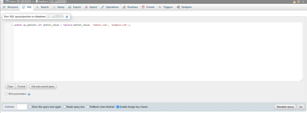 Search & Replace Entries In the WordPress Database, Replace database entries via phpMyAdmin 2
