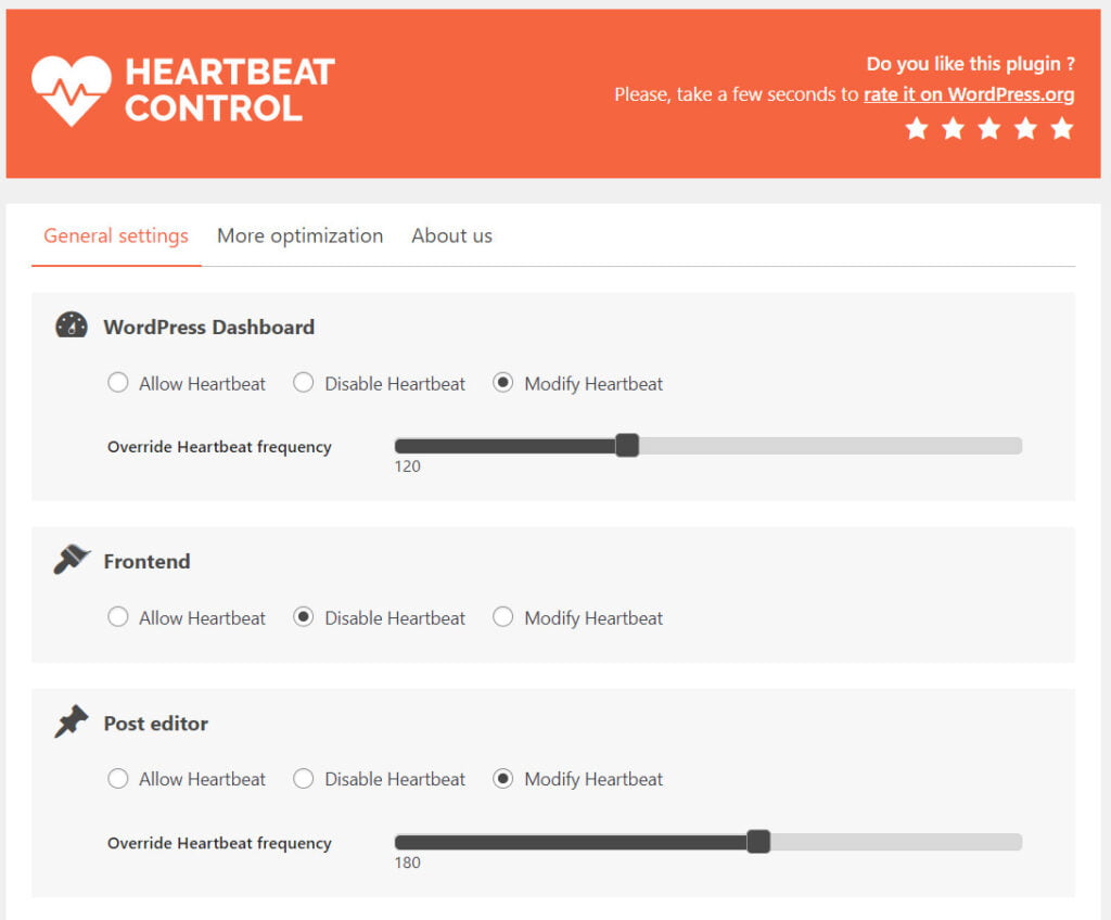 How to Limit the WordPress Heartbeat API?
