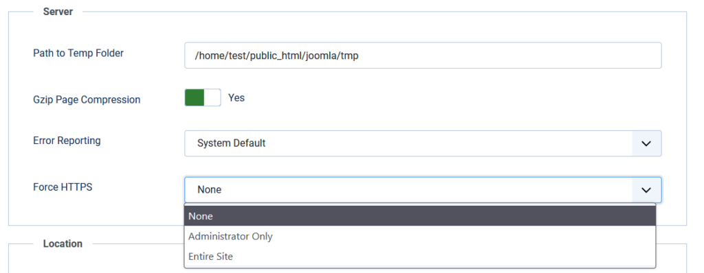 How to Configure SSL on My Joomla Website?