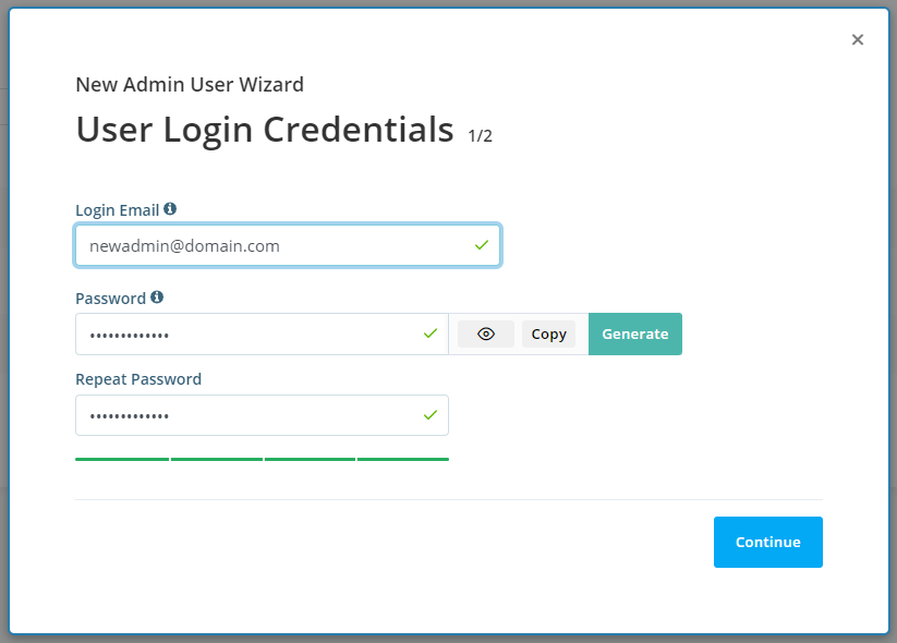 Multi-User Logins in SPanel, Setting Up a New SPanel Admin User 3