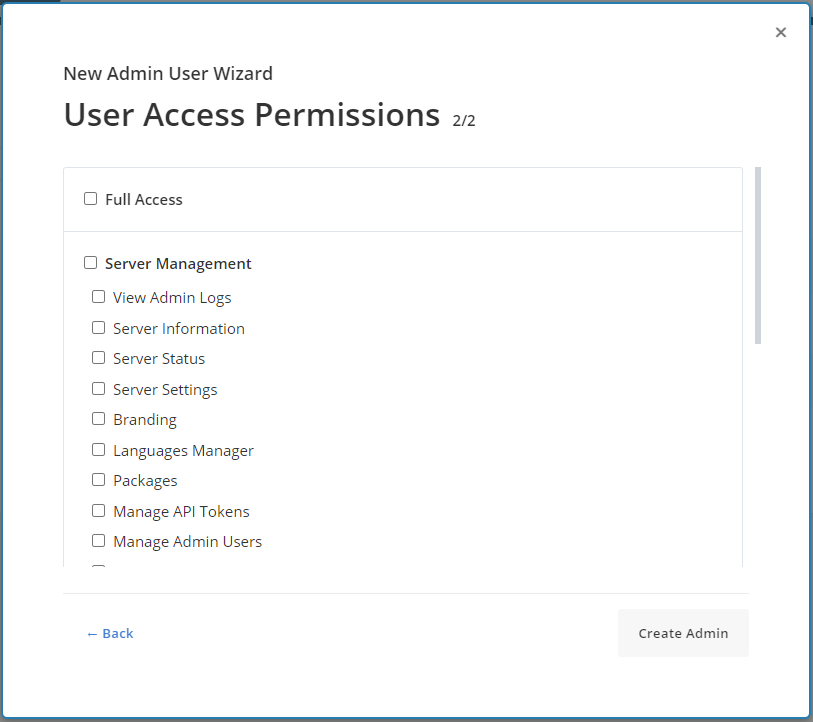 Multi-User Logins in SPanel, Setting Up a New SPanel Admin User 4