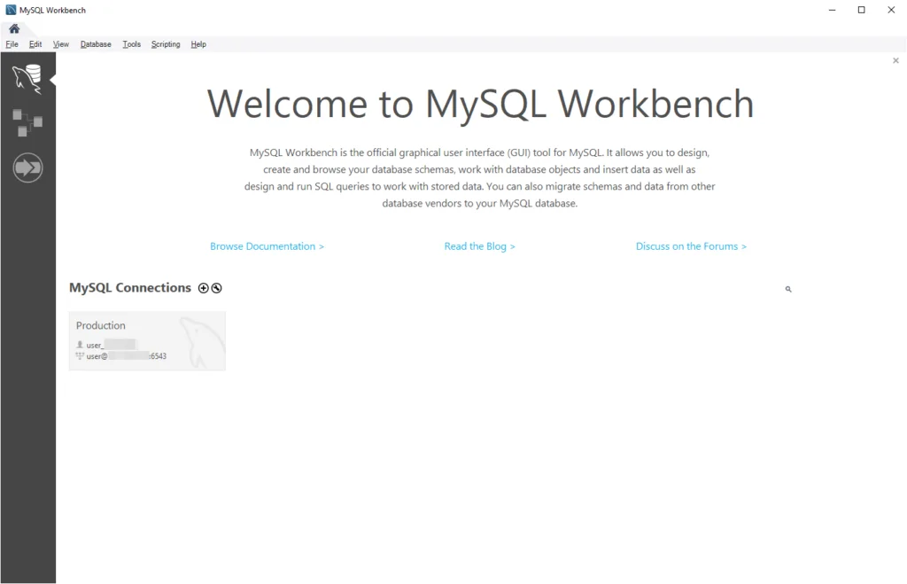 How to Create a Database in MySQL, Creating a MySQL Database With MySQL Workbench 3