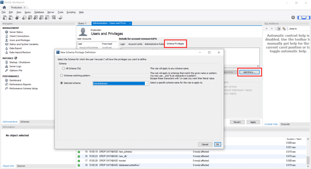 How to Create a Database in MySQL, Creating a MySQL Database With MySQL Workbench 10