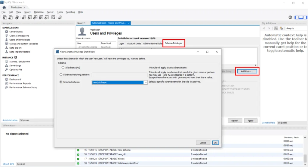 How to Create a Database in MySQL, Creating a MySQL Database With MySQL Workbench 10