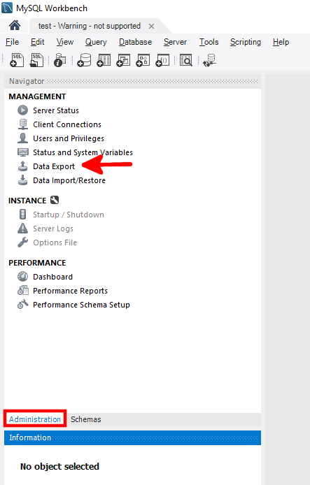 How to Back Up a MySQL Database, Database Backups With MySQL Workbench 2