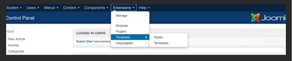 How Can We Install a Theme in Joomla?, Customizing the Theme