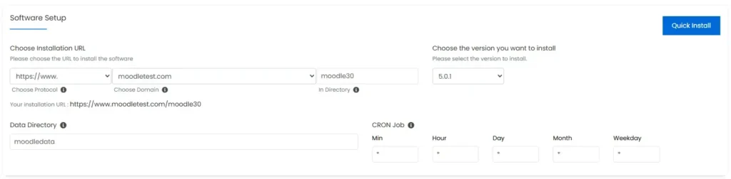 How to Install Moodle – Beginner’s Guide, How to Install Moodle Via Softaculous 3