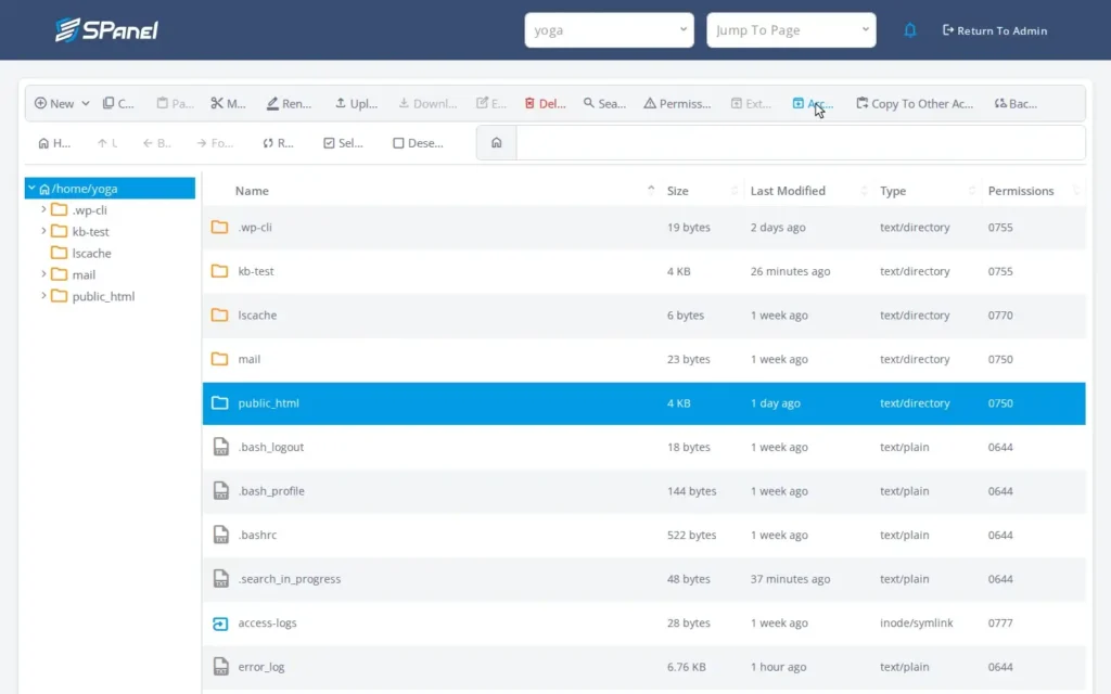 How to Create and Extract Archives in SPanel’s File Manager, Step-by-step