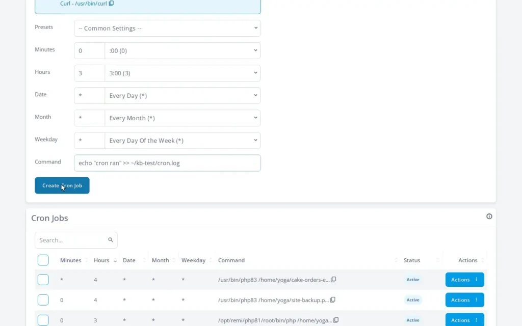 How to Add, Edit, and Delete Cron Jobs in SPanel, Step-by-step 2