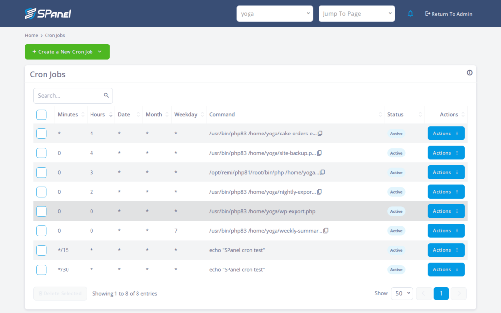 How to Set Cron Job Email Notifications in SPanel, Step-by-step
