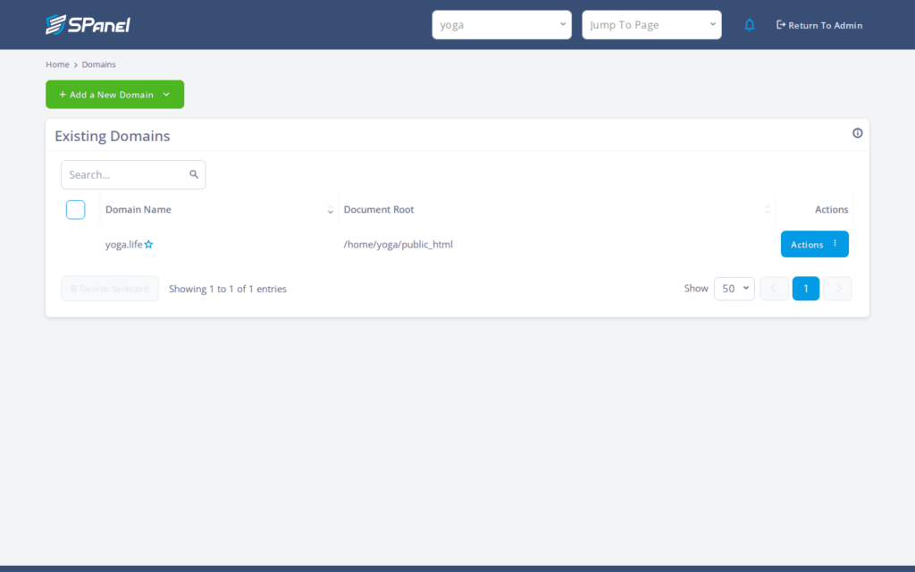 How to Change a Domain’s Document Root in SPanel, Step-by-step