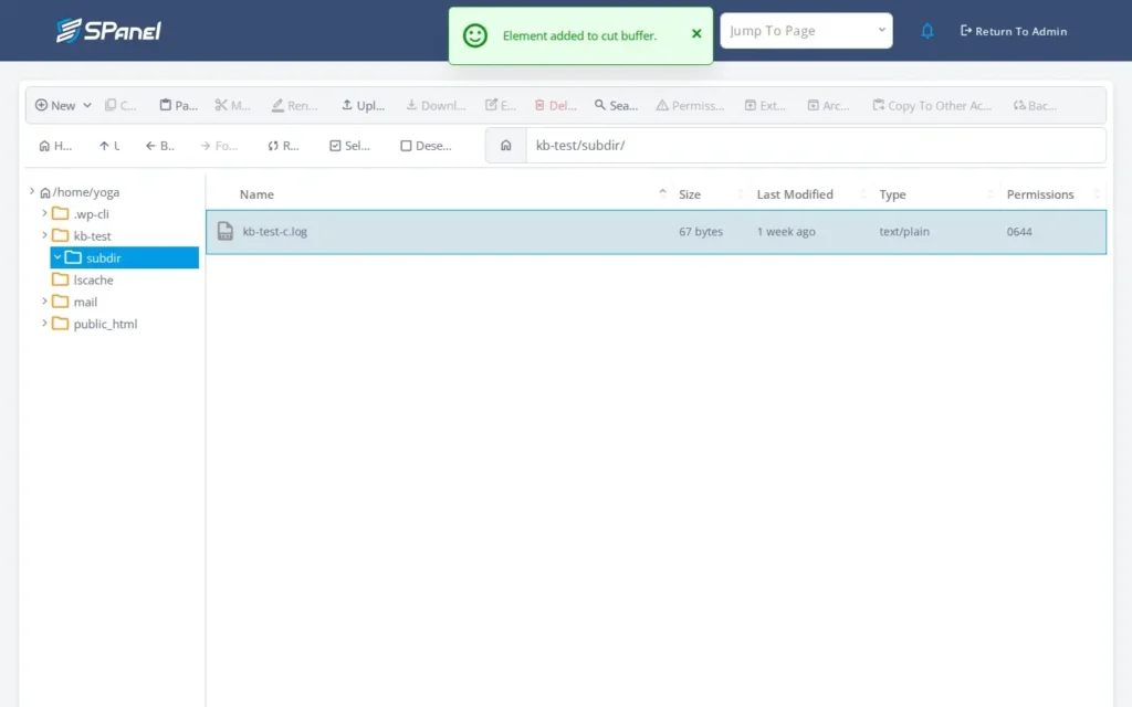 How to Create, Rename, Move, Copy, and Delete Files in SPanel’s File Manager, Step-by-step 4