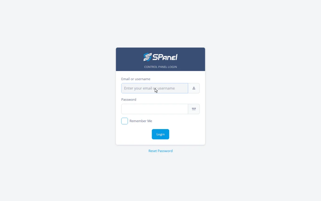 cPanel Can’t Rebrand Its Login Page. SPanel Can. Here’s Why That Matters for Resellers, Demo flow