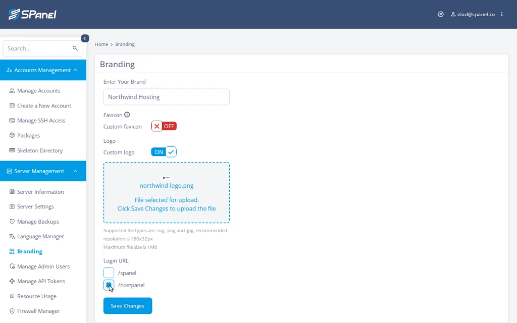 cPanel Can’t Rebrand Its Login Page. SPanel Can. Here’s Why That Matters for Resellers, Demo flow 2